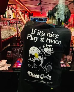 Discounted Bundles DISCO ONLY 'Play It Twice V2' Tee & Print Bundle - Black
