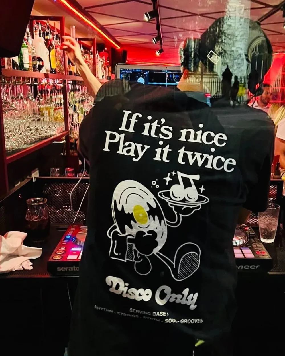 Discounted Bundles DISCO ONLY 'Play It Twice V2' Tee & Print Bundle - Black