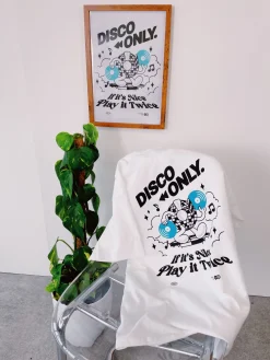 Discounted Bundles DISCO ONLY 'Play It Twice V4' Tee & Print Bundle - White