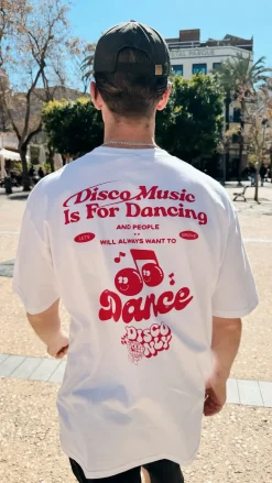 DISCO ONLY 'Retro Dancing' Tee - White