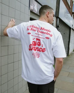 DISCO ONLY 'Retro Dancing' Tee - White
