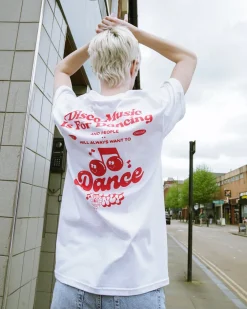 DISCO ONLY 'Retro Dancing' Tee - White