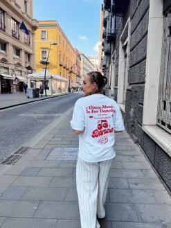 DISCO ONLY 'Retro Dancing' Tee - White