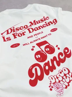 DISCO ONLY 'Retro Dancing' Tee - White