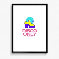 DISCO ONLY '80s Dance' Art Print