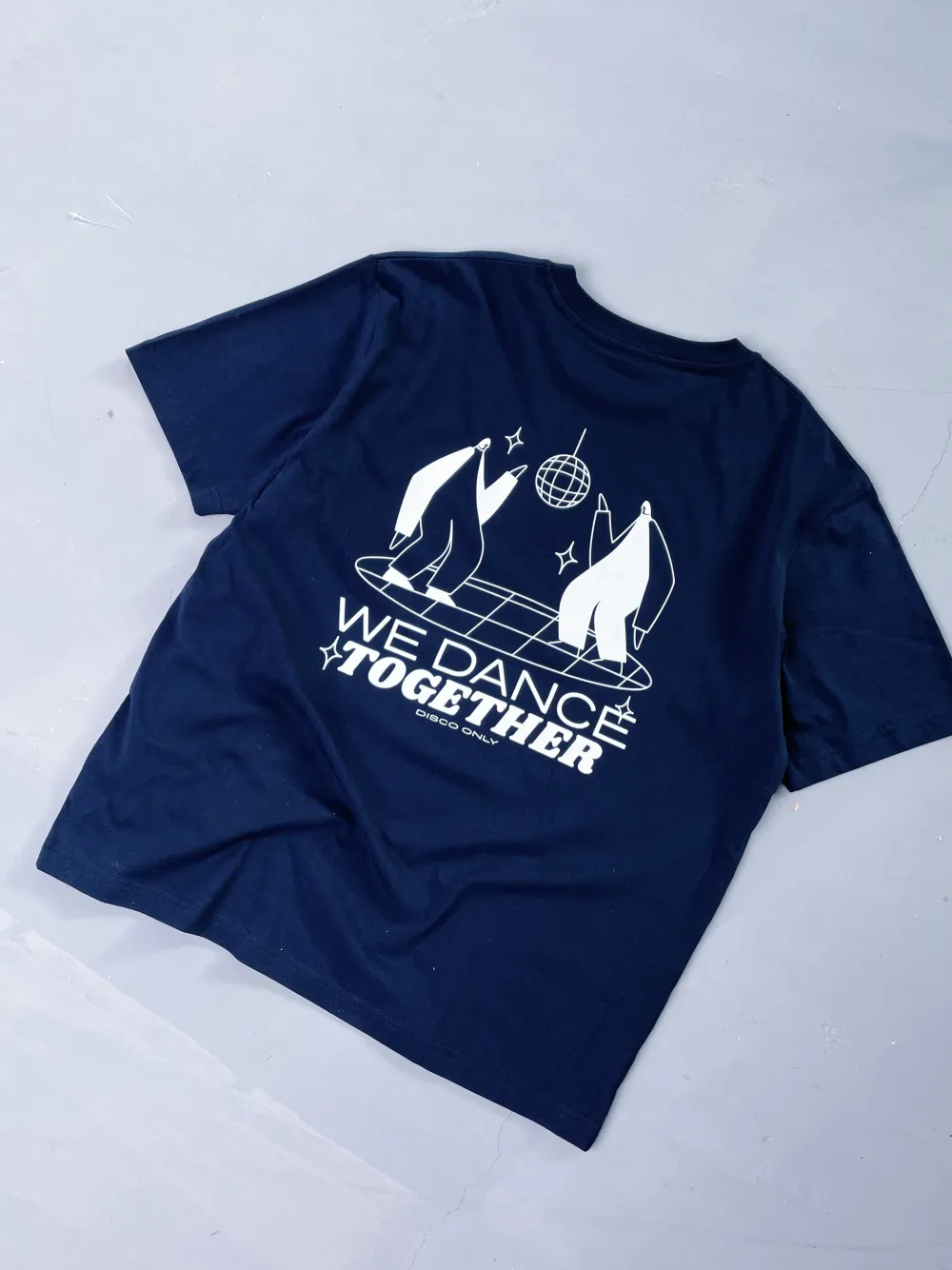 DISCO ONLY 'We Dance Together' Tee - Navy