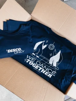 DISCO ONLY 'We Dance Together' Tee - Navy