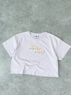 DISCO ONLY WMNS '70s' Cropped Tee - Orchid