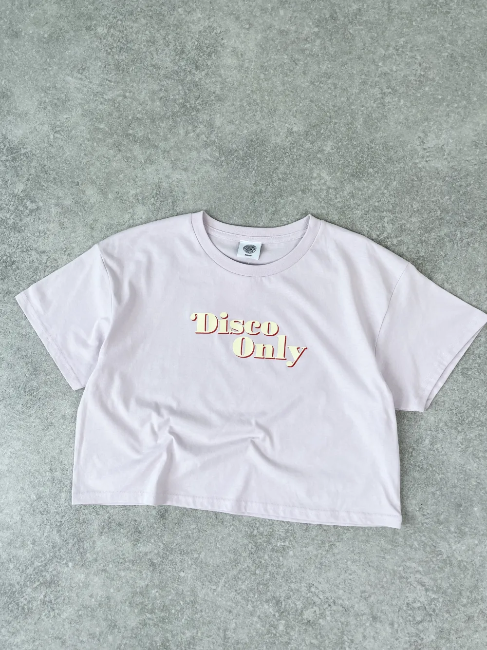 DISCO ONLY WMNS '70s' Cropped Tee - Orchid