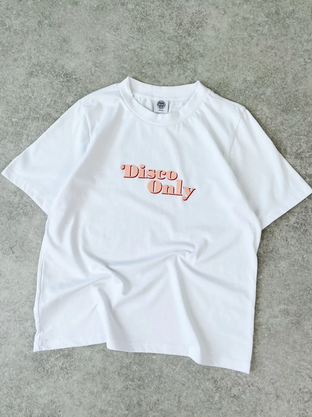 DISCO ONLY WMNS '70s' Heavy Tee - White