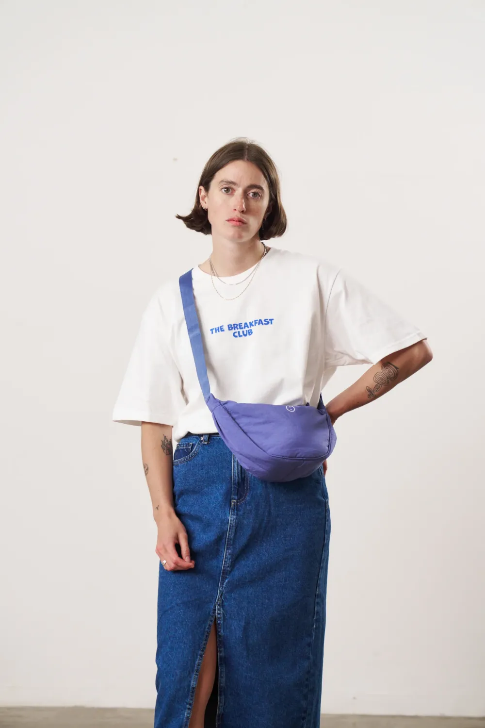 UN:IK Essentials Essentials Oxford Nylon Cross Body Bag - Blue