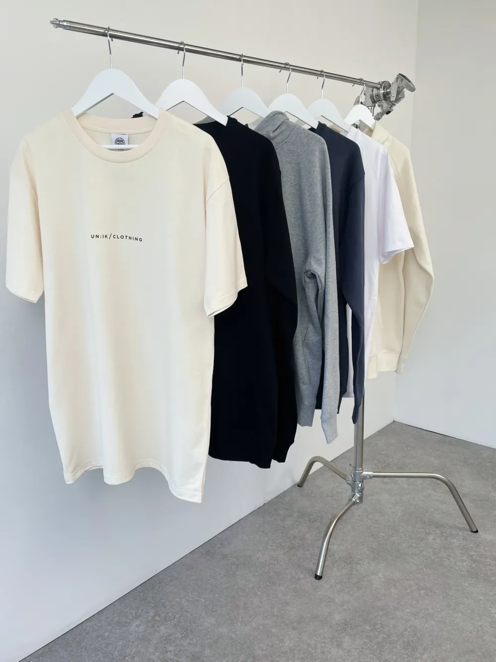 UN:IK Essentials Essentials 'Premium Basics' Tee - Ecru