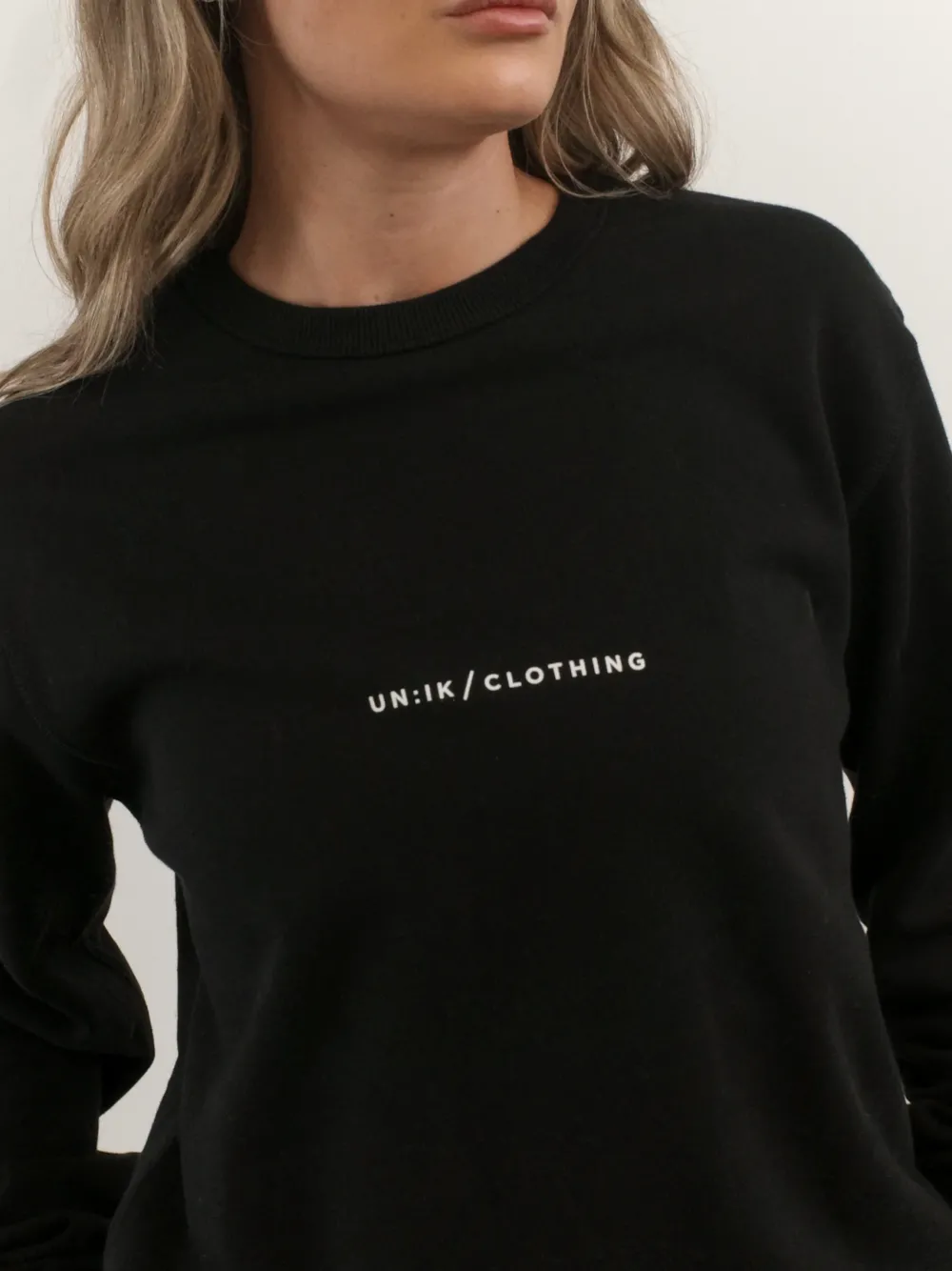 UN:IK Essentials Essentials 'Premium Basics' Sweater - Black