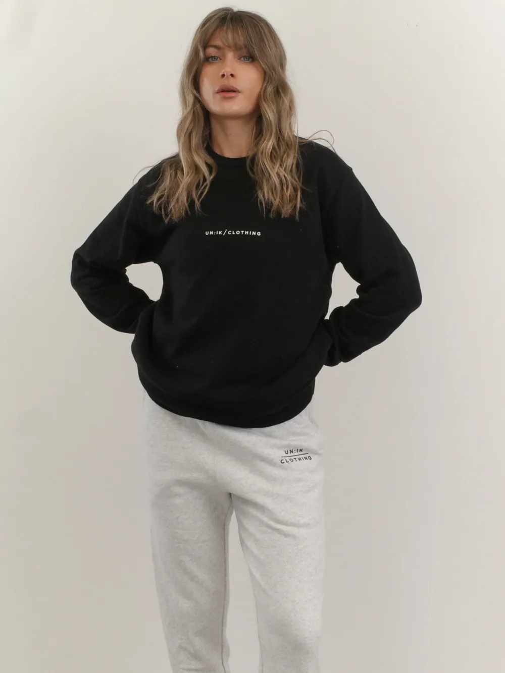 UN:IK Essentials Essentials 'Premium Basics' Sweater - Black