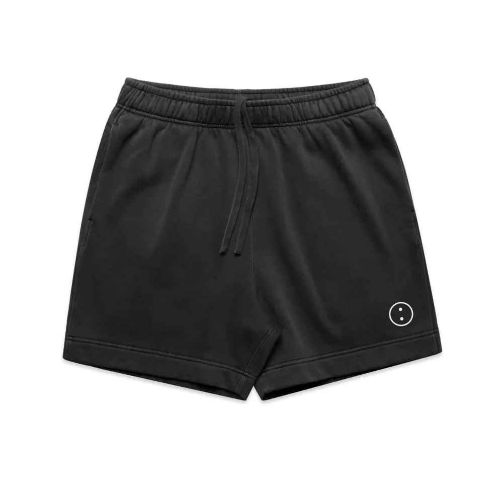 UN:IK Essentials Essentials Premium Faded Jogger Shorts - Vintage Black