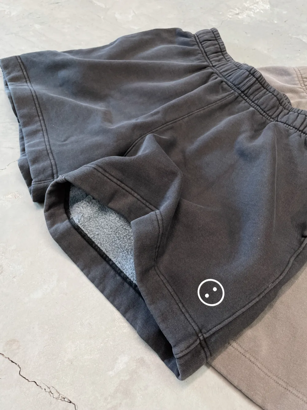 UN:IK Essentials Essentials Premium Faded Jogger Shorts - Vintage Black