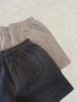 UN:IK Essentials Essentials Premium Faded Jogger Shorts - Vintage Grey