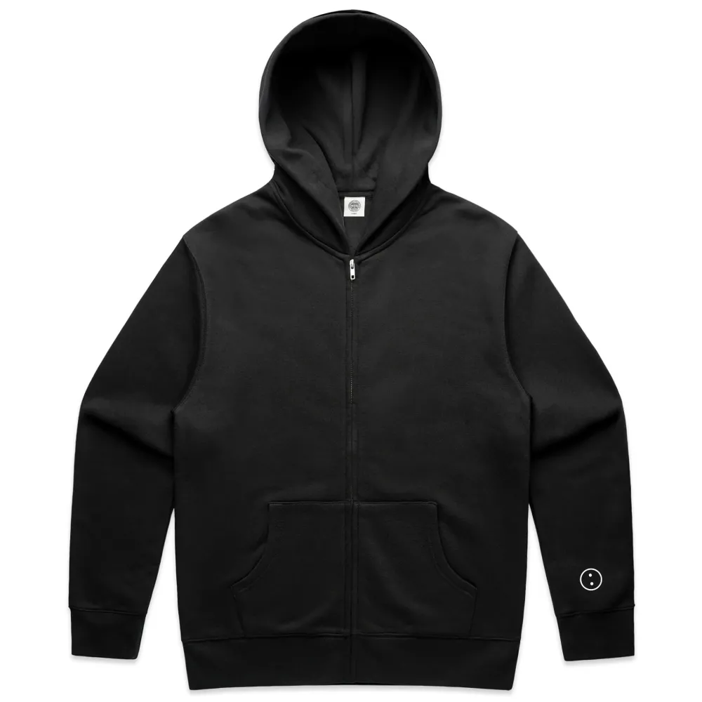 UN:IK Essentials Essentials Premium Zip Up Hoodie - Black