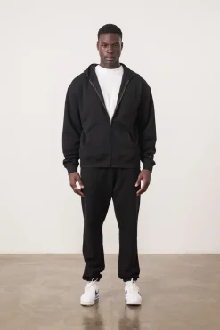 UN:IK Essentials Essentials Premium Zip Up Hoodie - Black