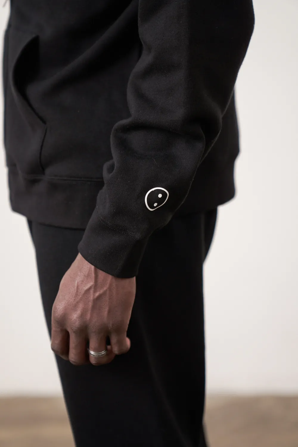 UN:IK Essentials Essentials Premium Zip Up Hoodie - Black