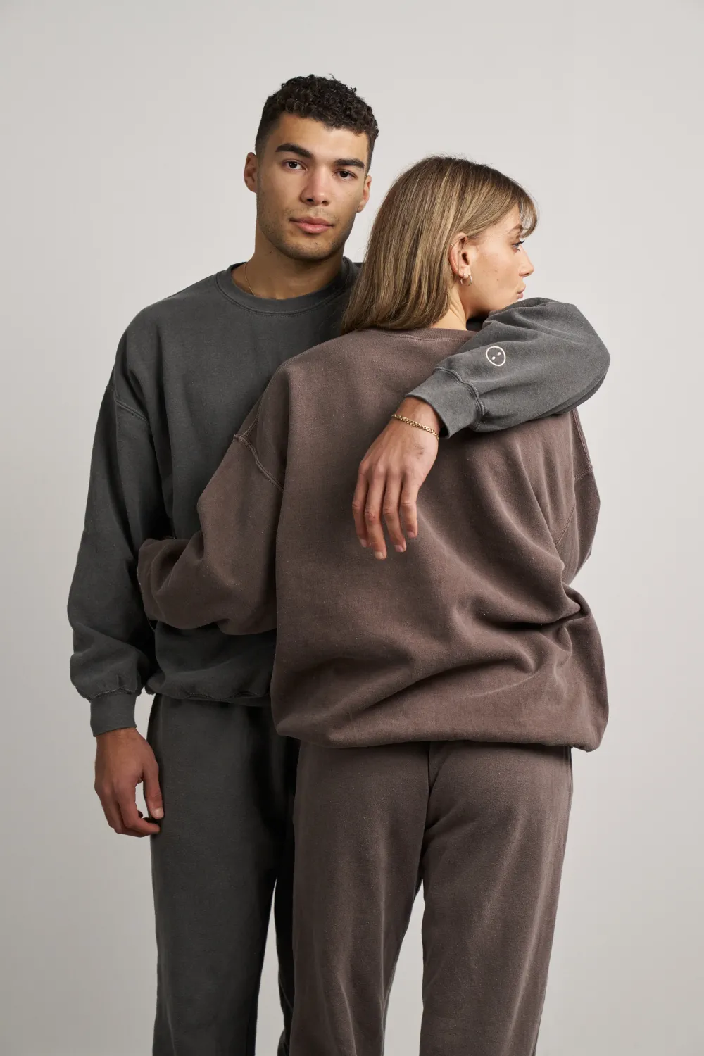 UN:IK Essentials Essentials Vintage Washed Sweater - Cocoa