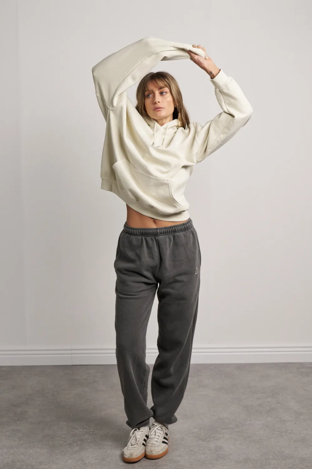UN:IK Essentials Essentials Vintage Washed Joggers - Charcoal