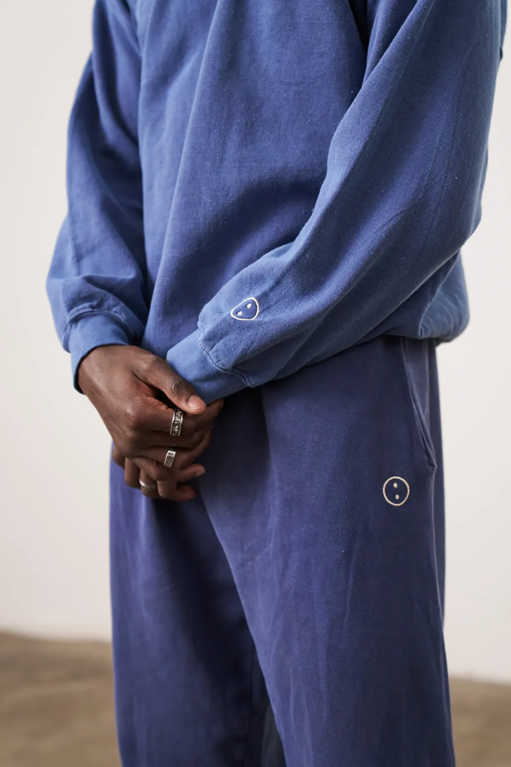 UN:IK Essentials Essentials Vintage Washed Joggers - Navy