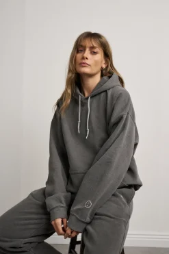 UN:IK Essentials Essentials Vintage Washed Hoodie - Charcoal