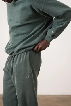 UN:IK Essentials Essentials Vintage Washed Joggers - Forest