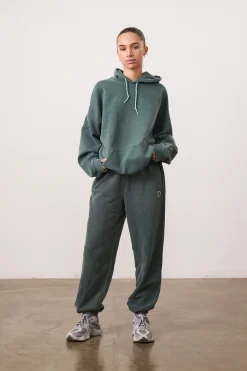 UN:IK Essentials Essentials Vintage Washed Joggers - Forest