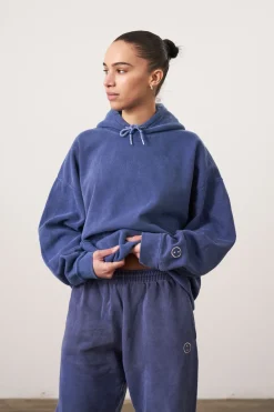 UN:IK Essentials Essentials Vintage Washed Hoodie - Navy