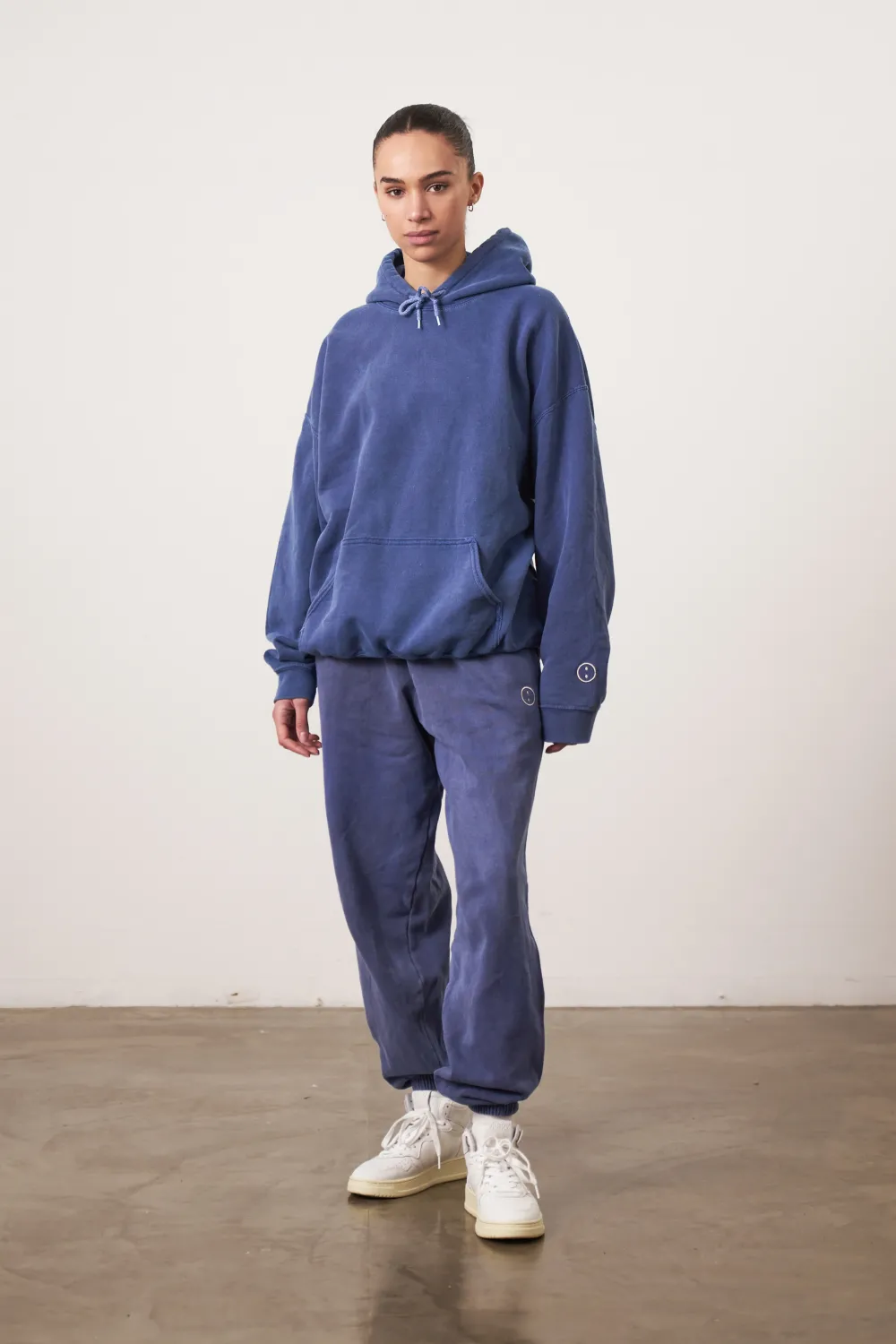 UN:IK Essentials Essentials Vintage Washed Hoodie - Navy