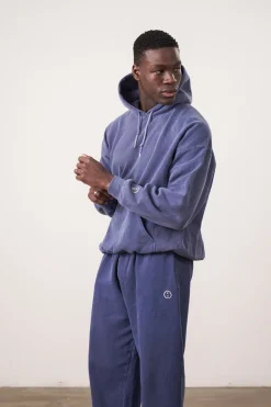UN:IK Essentials Essentials Vintage Washed Hoodie - Navy
