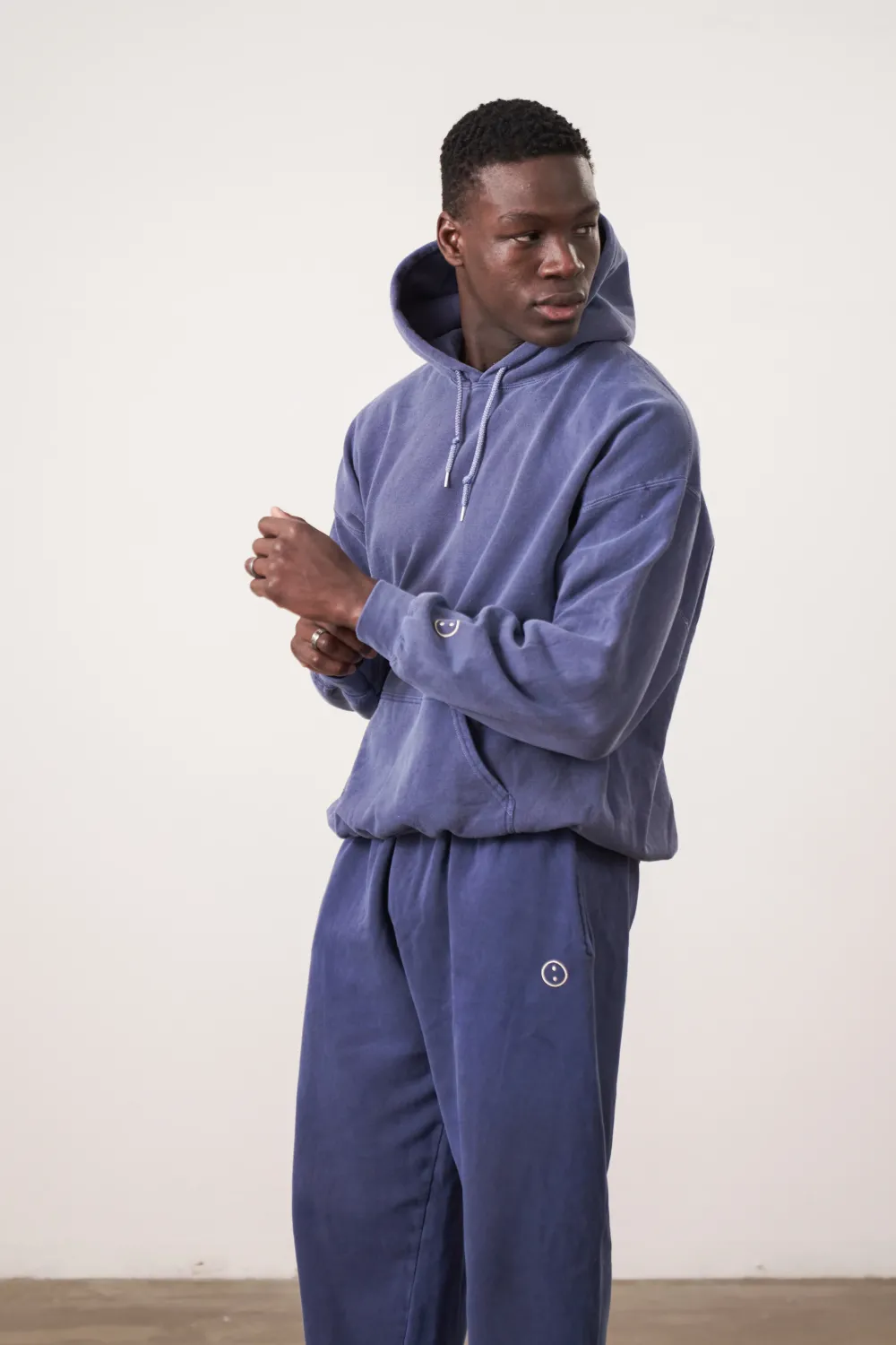 UN:IK Essentials Essentials Vintage Washed Hoodie - Navy