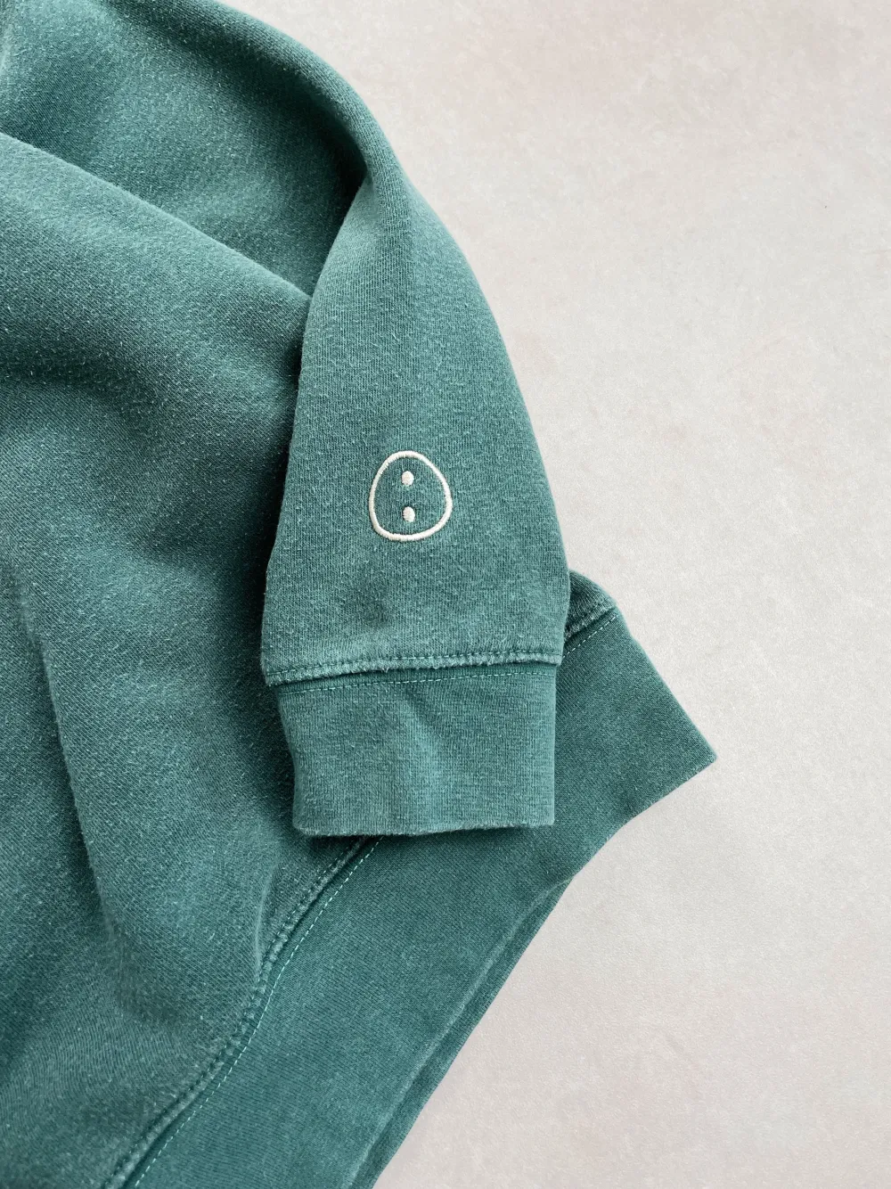 UN:IK Essentials Essentials Vintage Washed 1/4 Zip Sweatshirt & Jogger Set - Forest