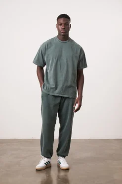UN:IK Essentials Essentials Vintage Washed Tee - Forest