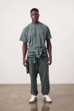 UN:IK Essentials Essentials Vintage Washed Tee - Forest