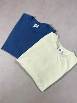 Discounted Bundles Essentials Vintage Washed Tees Twinpack - Navy/Ivory