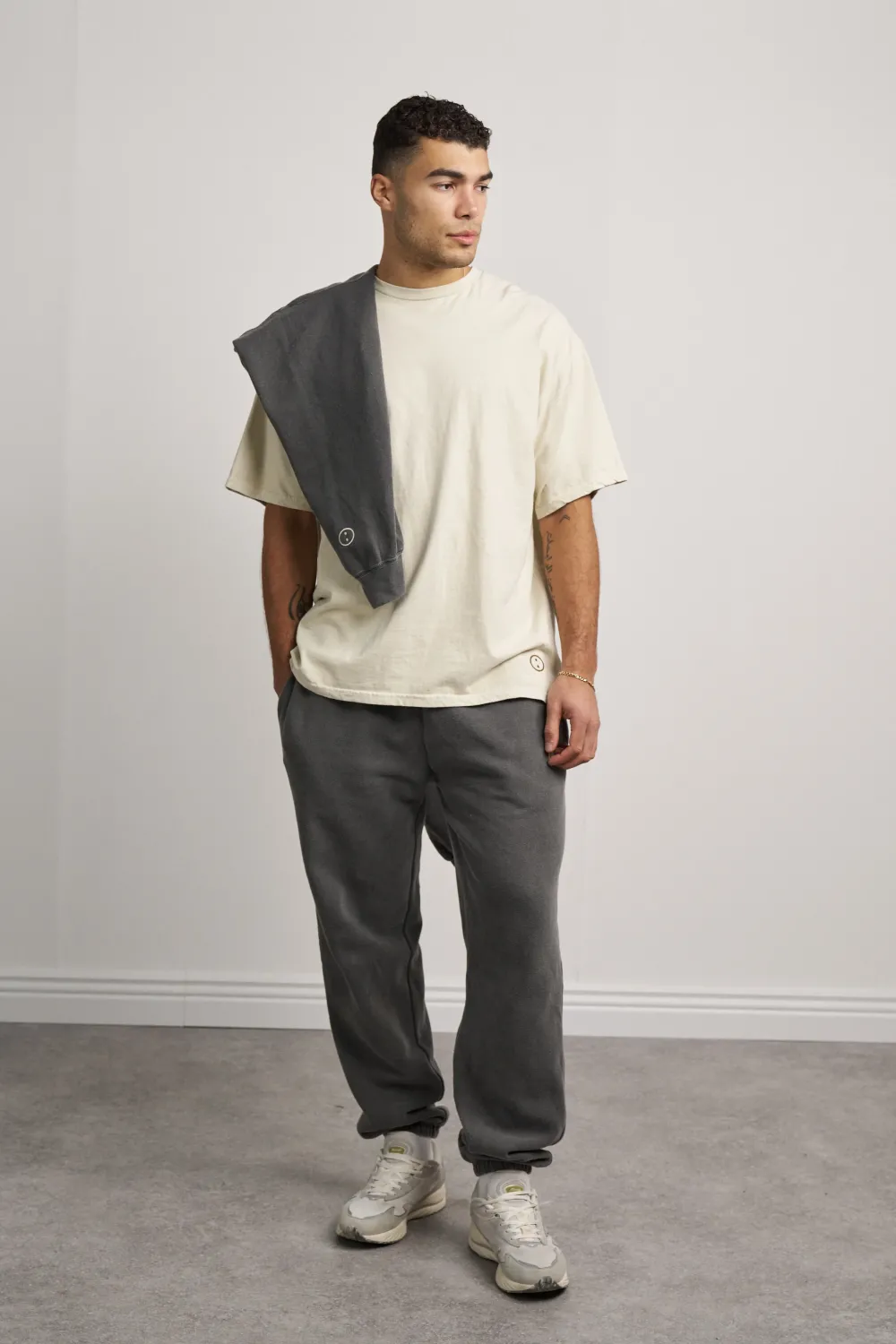 Discounted Bundles Essentials Vintage Washed Tees Twinpack - Navy/Ivory