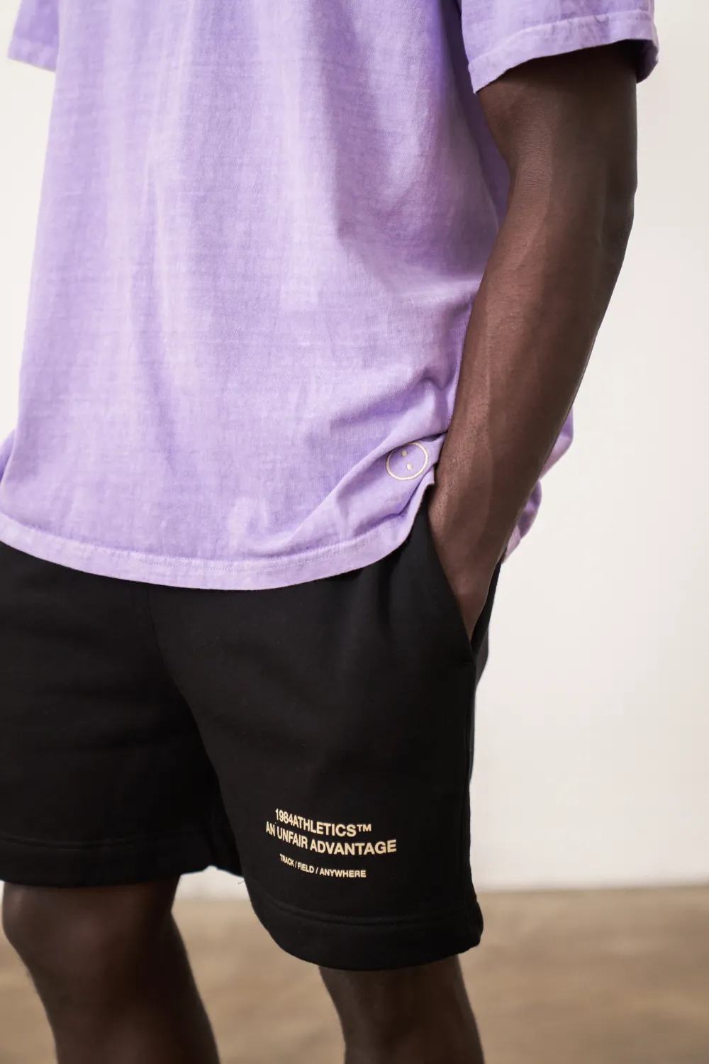 UN:IK Essentials Essentials Vintage Washed Tee - Lilac