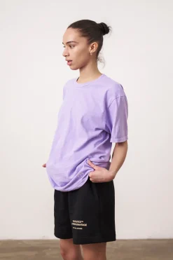 UN:IK Essentials Essentials Vintage Washed Tee - Lilac