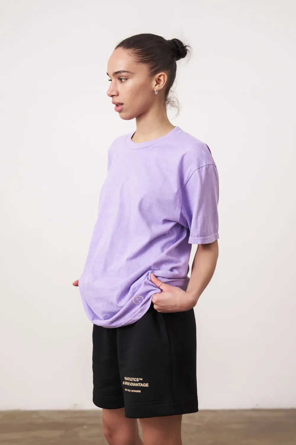 UN:IK Essentials Essentials Vintage Washed Tee - Lilac