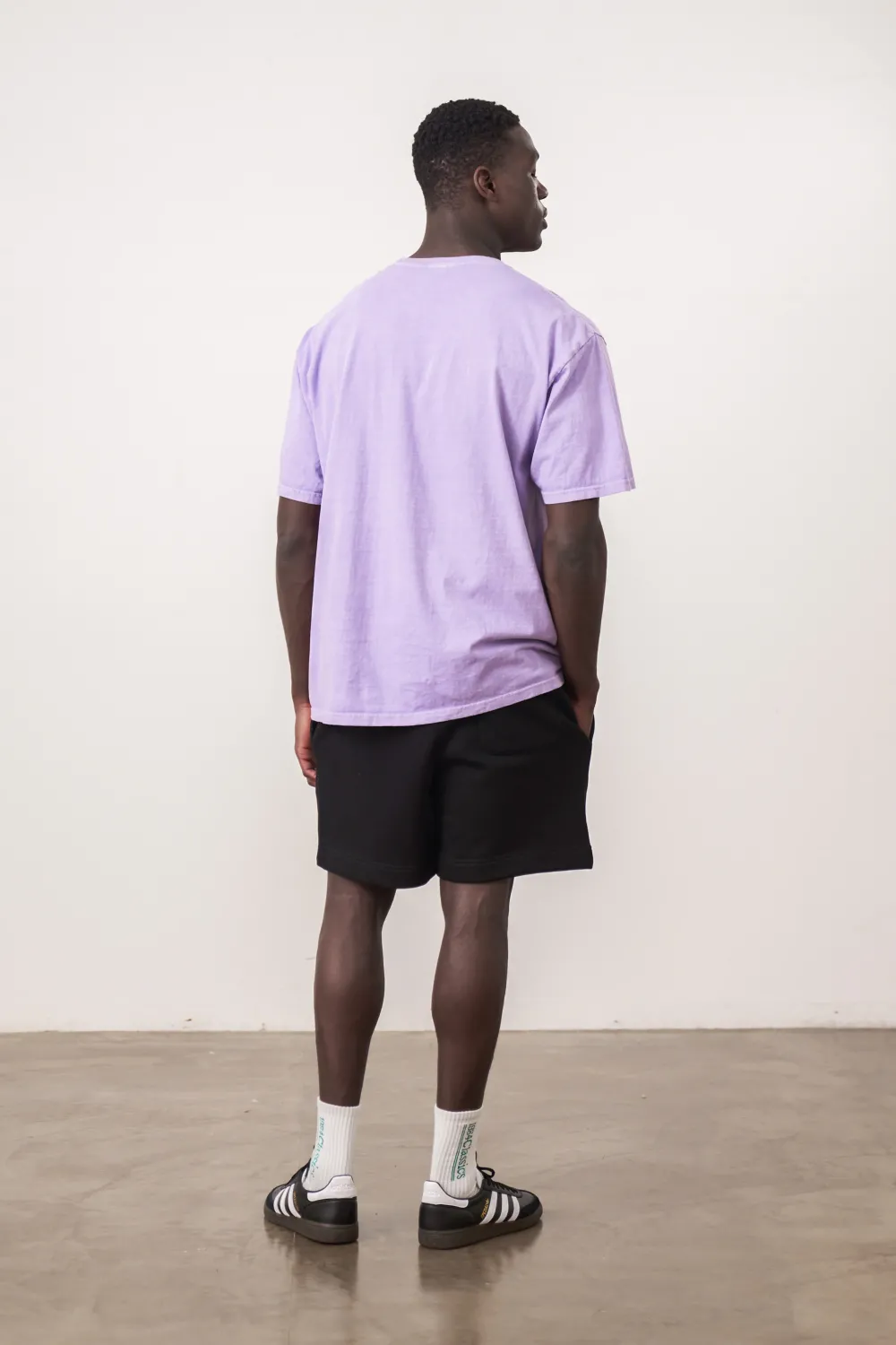 UN:IK Essentials Essentials Vintage Washed Tee - Lilac