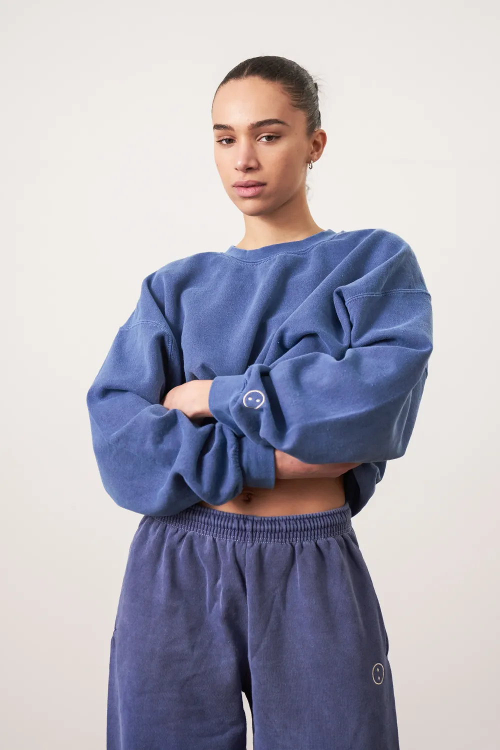 UN:IK Essentials Essentials Vintage Washed Sweater - Navy