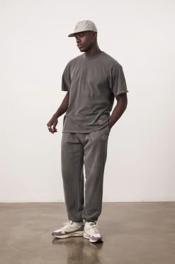 UN:IK Essentials Essentials Vintage Washed Tee - Charcoal