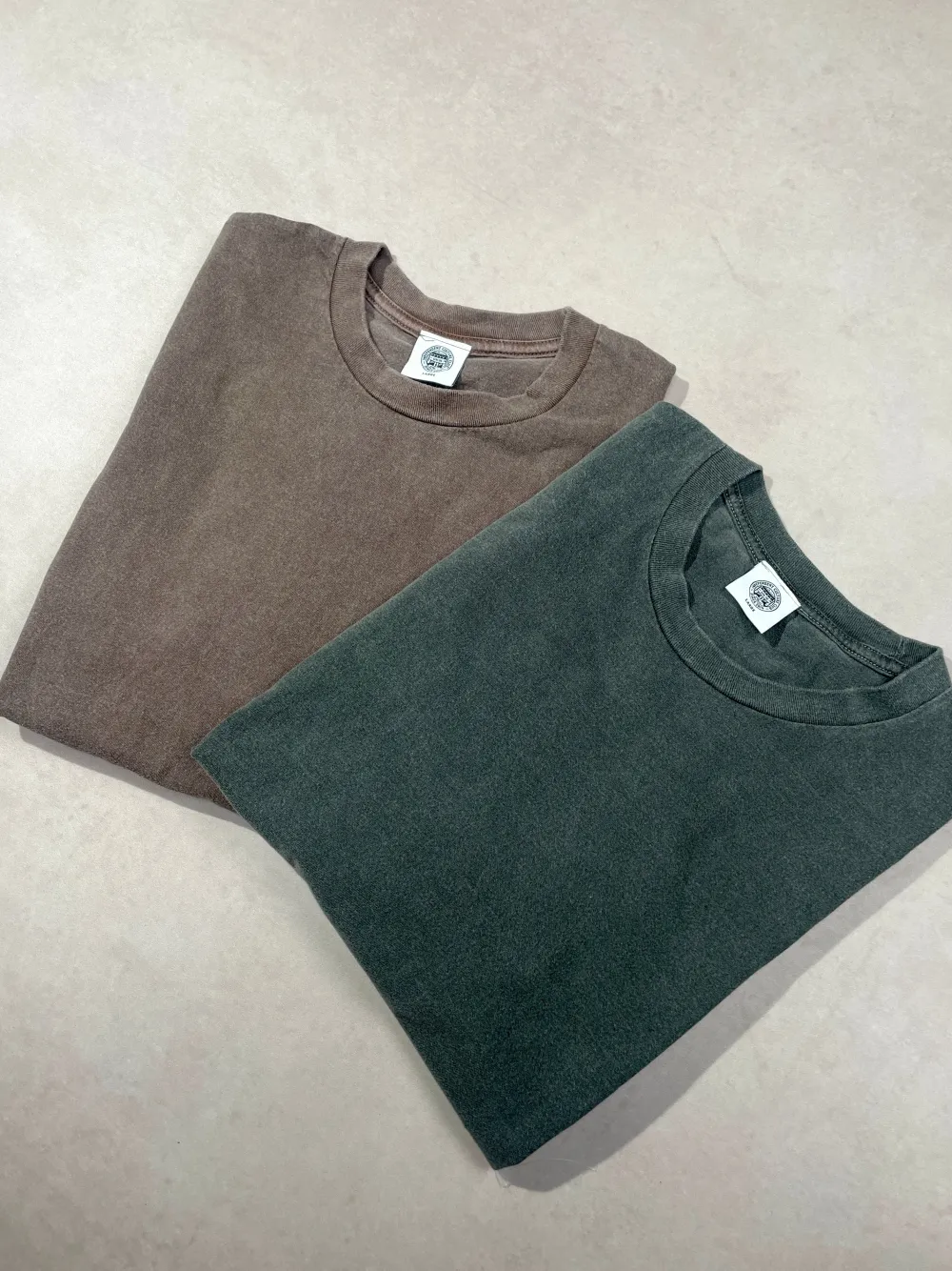 Discounted Bundles Essentials Vintage Washed Tees Twinpack - Cocoa/Charcoal