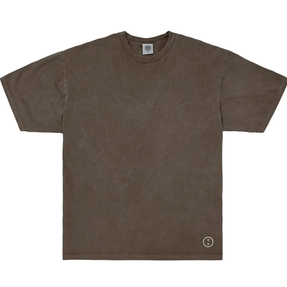 UN:IK Essentials Essentials Vintage Washed Tee - Cocoa
