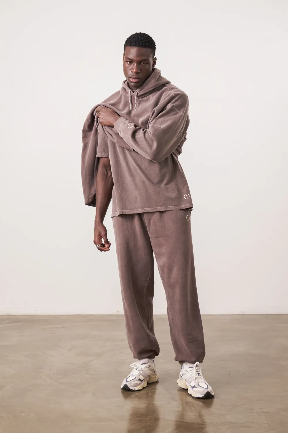 UN:IK Essentials Essentials Vintage Washed Tee - Cocoa