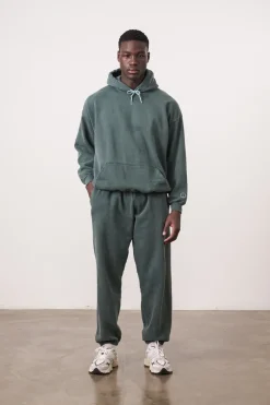UN:IK Essentials Essentials Vintage Washed Hoodie - Forest