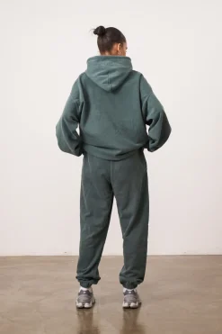 UN:IK Essentials Essentials Vintage Washed Hoodie - Forest